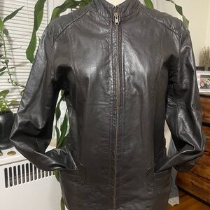 Women's Brown Leather Jacket